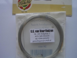 0.40mm dik zilverdraad 20 meter - 6461 042 -