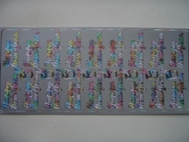st442- happy new year gekleurd 10x20cm