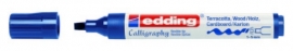 CE391455/0017- Edding-1455 kalligrafie marker flexibel punt 1-5mm staalblauw