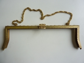43 - tasbeugel met ketting 30 cm bronskleur