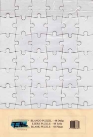 003010 - Top Hobby blanco puzzel - 48 stukjes - A4