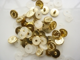 SLK209.E- 40 stuks snaps eyelets kerstboom goud OPRUIMING