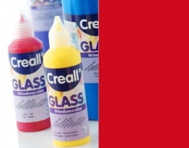 CE301800/0518- Creall Glass - glasstickerverf - window color - 80ML donkerrood