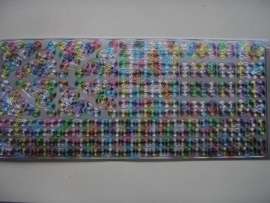 408- randjes en hoekjes gekleurd 10x20cm