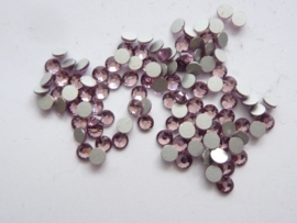 000604- ruim 100 kristalsteentjes SS12 3.5mm light amethyst - SUPERLAGE PRIJS!