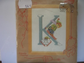 141- letter K  11.5x14.5cm