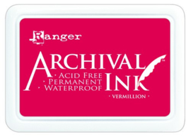 CE306010/0461- Ranger archival ink pad - vermillion