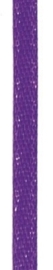 006302/0231- 4.5 meter satijnlint van 10mm breed op een rol donker paars