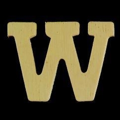 8735 630- 4cm houten letter W