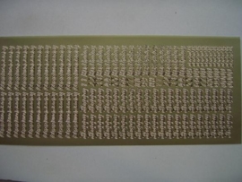 427- anniversary-happy birthday goud 10x20cm