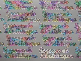 st 182- gezegende kerstdagen multicolour 10x20cm