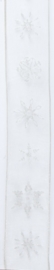 CE544344/2571- 10 meter lint met zandkleurige ijskristallen 25mm breed