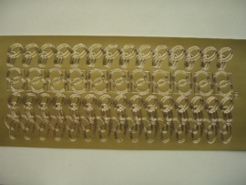 ST-205- trouw ringen dubbel goud 10x20cm