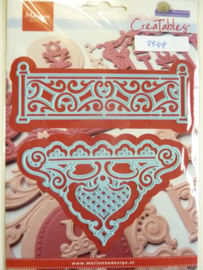 0002544- Marianne Design Creatables stencil nr.278 Petra's Fence - hek 11.5x4cm OPRUIMING