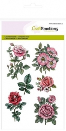 CE130501/1241- Craft Emotions clearstamps A6 - botanical rose garden