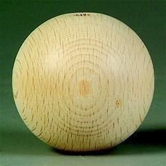 8619 205- 10 x blank houten ballen / kralen ongelakt 20mm