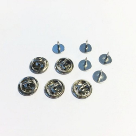 CE431003/7501- 5 stuks stitch pins van 8mm zilverkleur