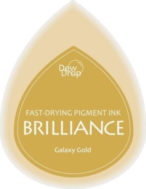 132019/1091- brilliance stempelkussen dew drops galaxy gold 3.5x5cm