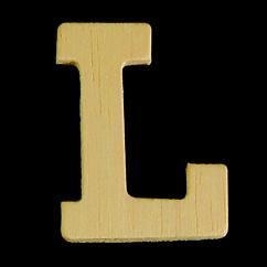 8735 618- 4cm houten letter L