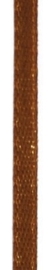 006302/0256- 4.5 meter satijnlint van 10mm breed op een rol lichtbruin