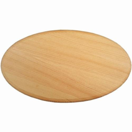 CE811706/2414- houten paneeltje ovaal 24.8x14.2cm