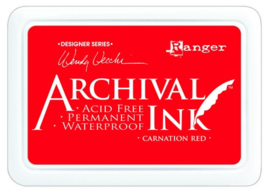 CE306014/1399- Ranger archival ink pad - carnation red