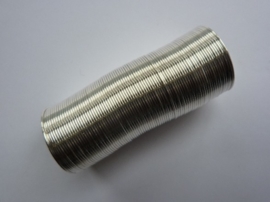 Memory Wire spiraaldraad -  20 mm. diameter  - ca. 65 - 70 wikkels van 0.6mm-CHMW2-1