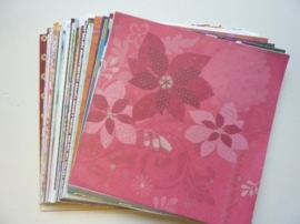 Mega scrapbookvellen pakket A - 68 vellen 30.5x30.5cm - OPRUIMING