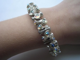 armband van diabolos met strass steentjes