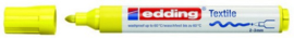 CE394500/0065- edding-4500 textielmarker 2-3mm punt neon geel