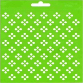 JOY6002/0808- Joy! crafts embossing achtergrondstencil poly-besa 14x14cm patroon