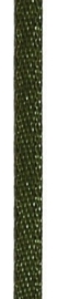 006302/0248- 4.5 meter satijnlint van 10mm breed op een rol olijf