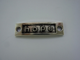 CH.011.C- tussenplaatje voor armband "hope" 35x9mm
