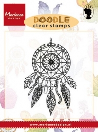 CE180016/2216- Marianne Design clearstamp doodle vlinder - EWS2216