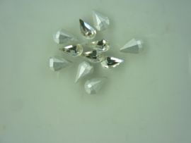 10 x glas plaksteentjes 7x4mm 000563 SUPEROPRUIMING