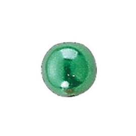 25 x ronde waxparels in een doosje 8mm groen - 6069 452