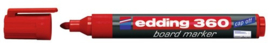 CE390360/0002- edding-360 boardmarker met punt van 1.5-3mm rood