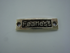 CH.011.D- tussenplaatje voor armband "fearless" 35x9mm
