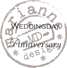 CE180016/0886- Marianne Design clearstamp weddingday - CS0886