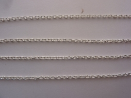 CH.079- 2 meter jasseron / ketting van 2.2x2.9mm - SUPERLAGE PRIJS!