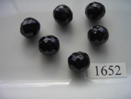 6 stuks ovaal 13x14mm 1652