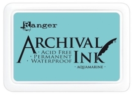 180002/0324- Ranger Archival ink coussin aquamarine