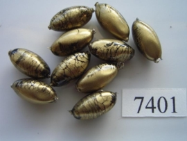 10 x ovaal 15x7.5mm 7401