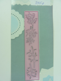 0002567- Joy Crafts stencil nr. 0023 - rand met plantjes 13x25cm OPRUIMING