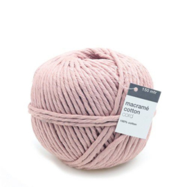 CE890030/4312 - Vivant macrame katoenkoord 5 mm. dik – roze - 150 meter