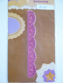 0002456- Joy Crafts stencil sierrand 15x1.9cm OPRUIMING