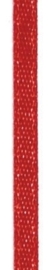 006302/0215- 4.5 meter satijnlint van 10mm breed op een rol rood