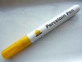 116726/0105- porseleinstift geel met een punt van 2mm