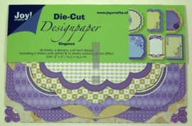 JOY8011/0512- 18 stuks Die-Cut design elegance 10.2x15.3xm