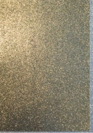 CE800201/1532- 5 stuks foam vellen van 22x30cm en 2mm dik goud glitter